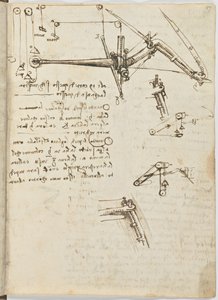 Birds Flight Code, Sheet 17 Recto by Leonardo da Vinci